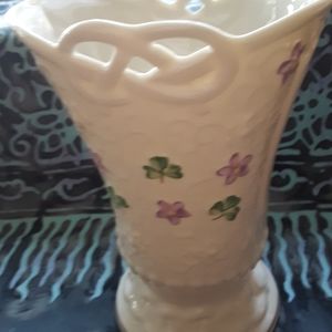 Belleek vase limited edition